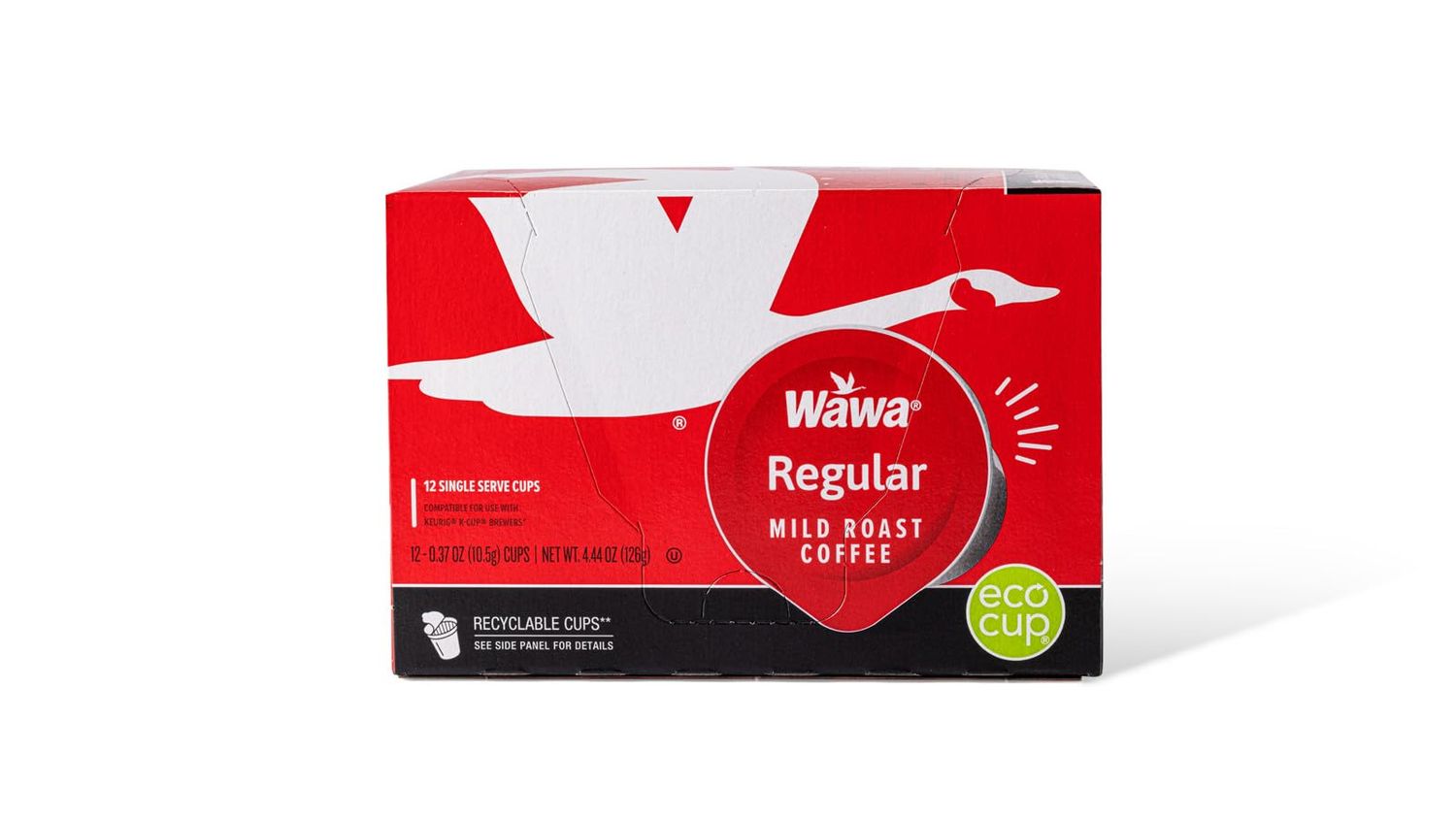 Wawa Regular Mild Roast Single Cup Coffee Pods, 1 Box (12 Count)
