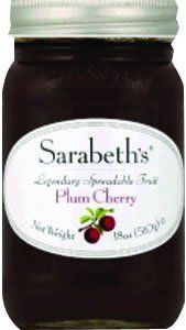 SARABETHS FRUIT SPRD PLUM CHERRY 18OZ
