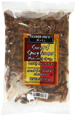 Trader Joe&#39;s Sweet and Spicy Pecans, 5 Ounce Bag (Pack of 3)