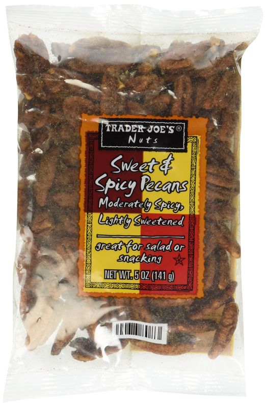 Trader Joe&#39;s Sweet and Spicy Pecans, 5 Ounce Bag (Pack of 3)