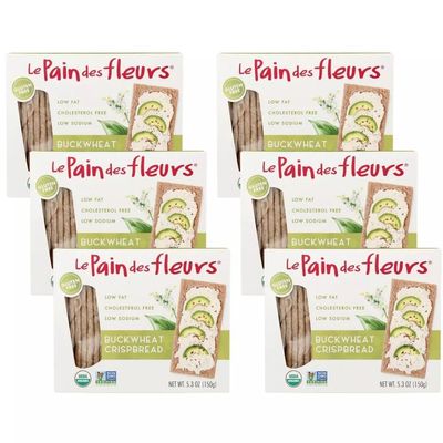 Le Pain Crispbread Buckwheat 4.41 oz (Pack of 6)