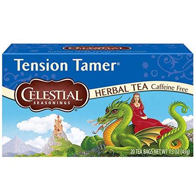 Pack of 2 x Celestial Seasonings Herbal Tea - Tension Tamer - Caffeine Free - 20