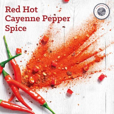 Cayenne Pepper by International Spice, Red Cayenne Pepper Seasoning Powder, Essential Gourmet Kitchen Spice, Bulk, 5 lb. Bag