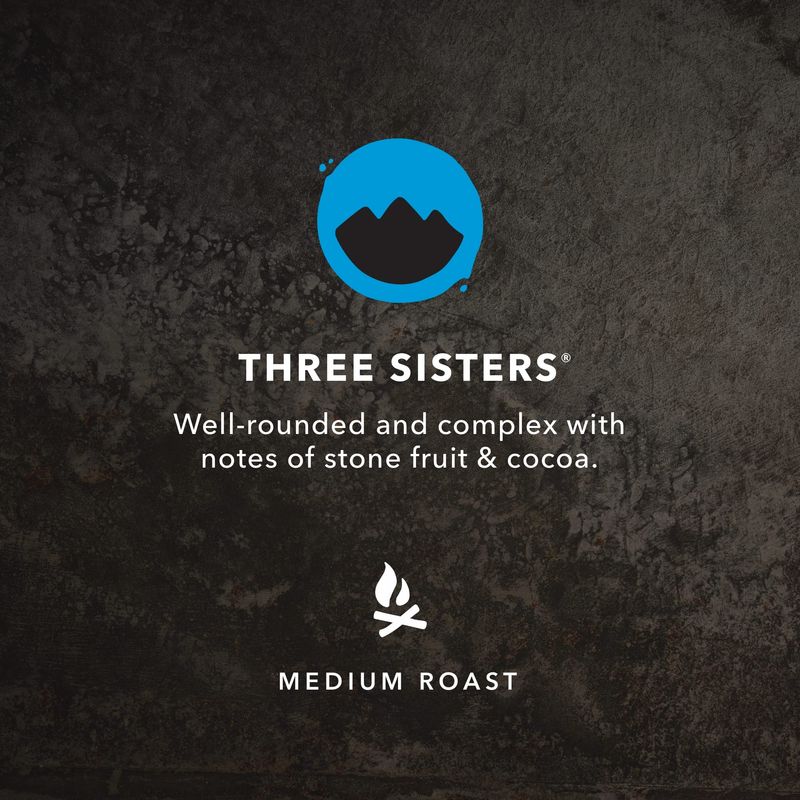Kicking Horse Coffee, Three Sisters, Medium Roast, Whole Bean, 10 oz