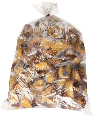 100 Pcs Fortune Cookies Fresh Single Wrap(golden Bowl)