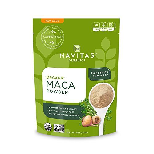 Navitas Organics Maca Powder, 8 oz. Bag - Organic, Non-GMO, Low Temp-DriedGluten-Free