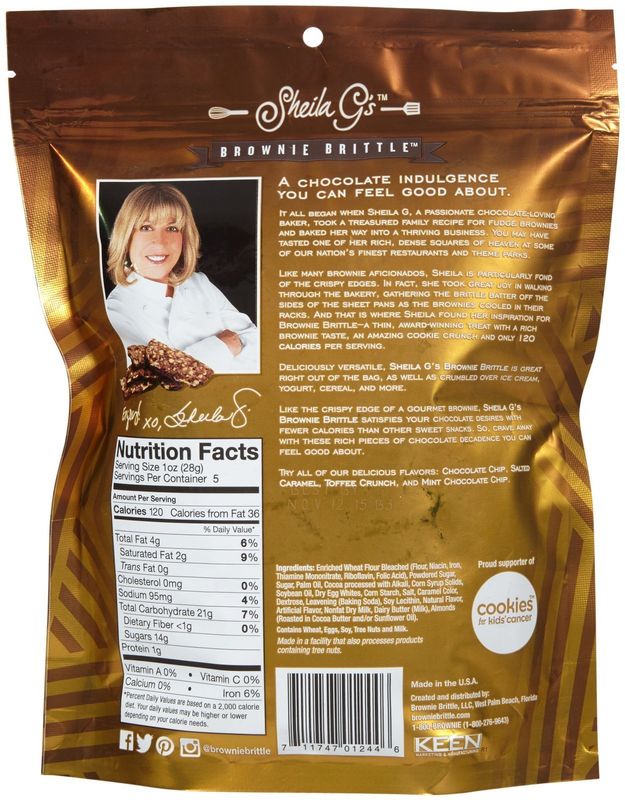 Sheila G's, Brownie Brittle Toffee Crunch, 5 oz