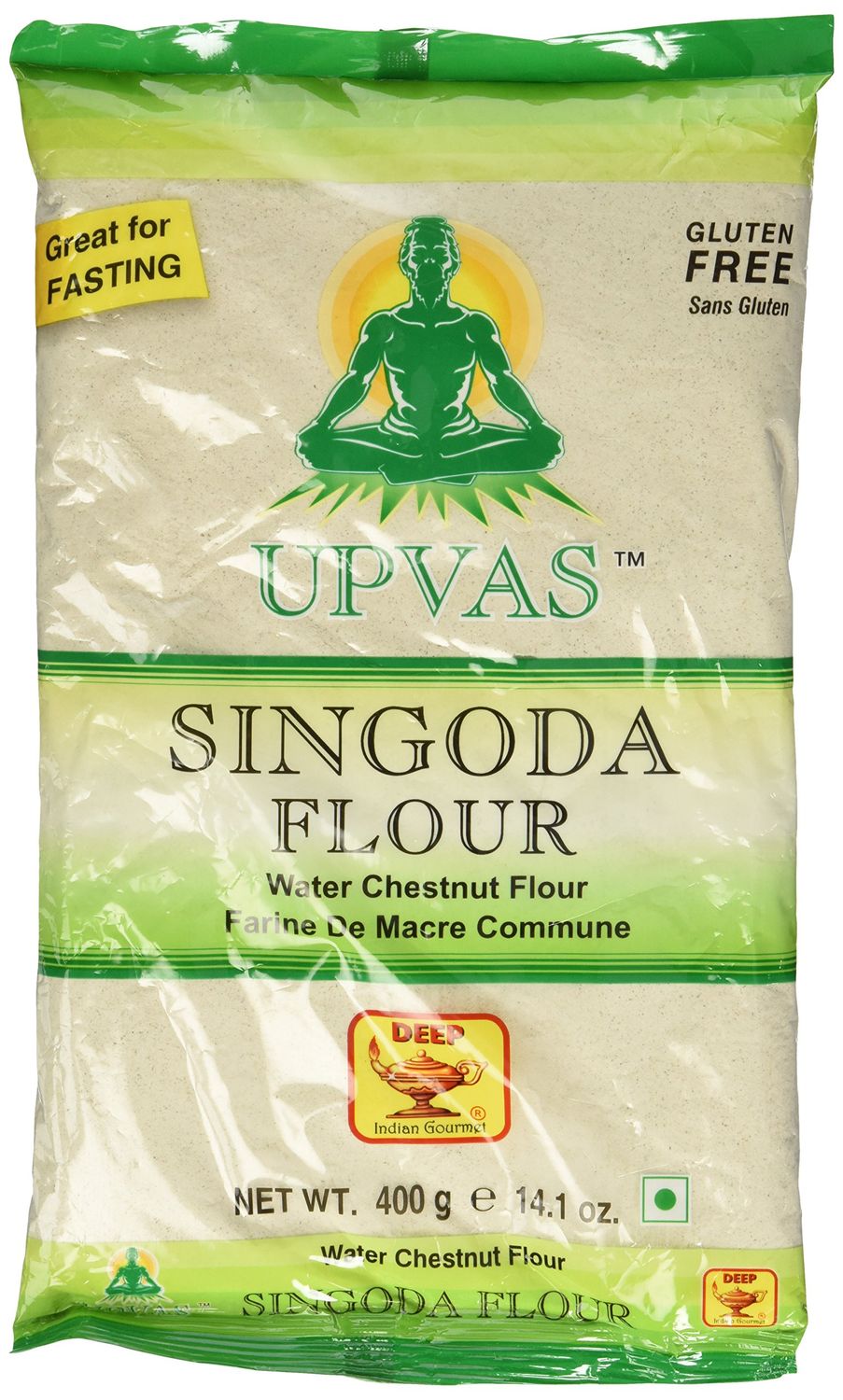 Water Chestnut Flour (Singoda Flour) - 14.1oz by Upvas