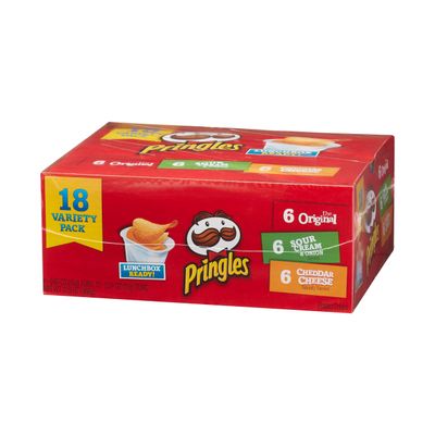 Pringles 3 Flavor Snack Stacks, 12.69 Ounce (Pack of 4)