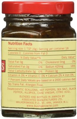 Busha Browne Jerk Seasoning Rub, 4 oz