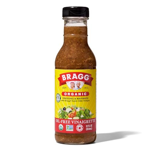 Bragg Organic Salad Dressing and Marinade, 12 oz (Oil-Free Vinaigrette)