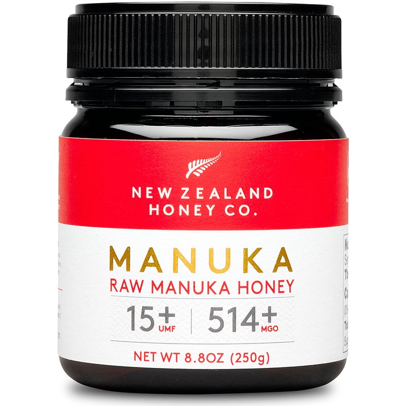 New Zealand Honey Co. Raw Manuka Honey UMF 15+ | MGO 514+, UMF Certified / 8.8oz