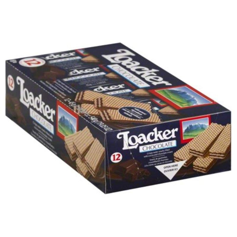 Loacker Hazelnut Classic Wafers (12/1.59oz)