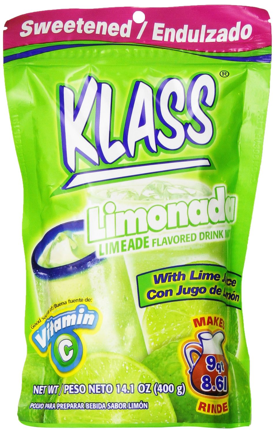 Klass Drink Mix, Listo Limonada, 15.9-Ounce (Pack of 6)