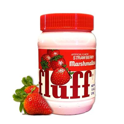 Marshmallow Fluff | Traditional Marshmallow Spread and Cr | Gluten Free, No Fat or Cholesterol (Strawberry, 7.5 Ounce (Pack of 1))