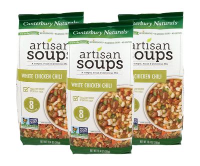 Canterbury Naturals Artisan Soup Mix, White Chicken Chili, Non-GMO, Makes 8 Servings (10.4 Ounce (Pack of 3))