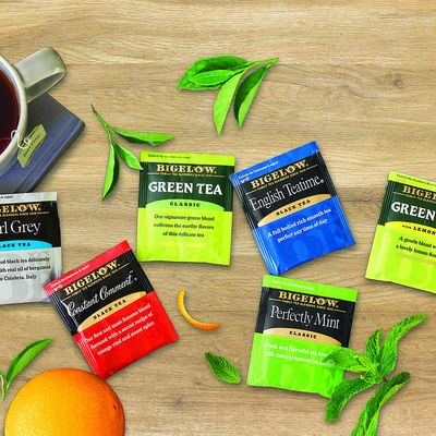 Bigelow Tea Collection Black &amp; Green Teabags Box, Caffeinated, Packaging &amp; Flavor Assortment May Vary, Assorted, 18 Count, Pack of 6