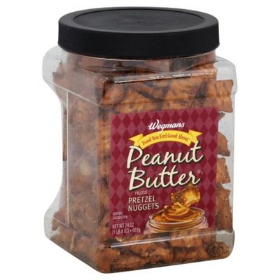 Wgmns Food You Feel Good About Filled Pretzel Nuggets, Peanut Butter Filled , 24 Oz ( PAK of 2 )