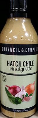 Cookwell &amp; Company Vinaigrette Salad Dressing 12oz Bottle (Pack of 3) Choose Flavor Below (Hatch Chile Vinaigrette)