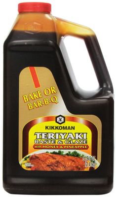 Kikkoman Teriyaki Baste and Glaze with Honey and Pineapple, 85 Ounce