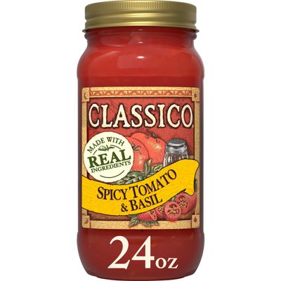 Classico Spicy Tomato &amp; Basil Pasta Sauce, 24 oz Jar