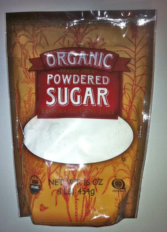 Trader Joe&#39;s Organic Powdered Sugar From Evaporated Cane Juice