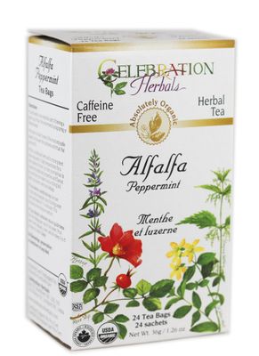 Celebration Herbals Alfalfa Peppermint 24 Count