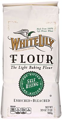 White Lily Self-Rising Bleached Enriched Pre-Sifted Flour, 32 Ounce