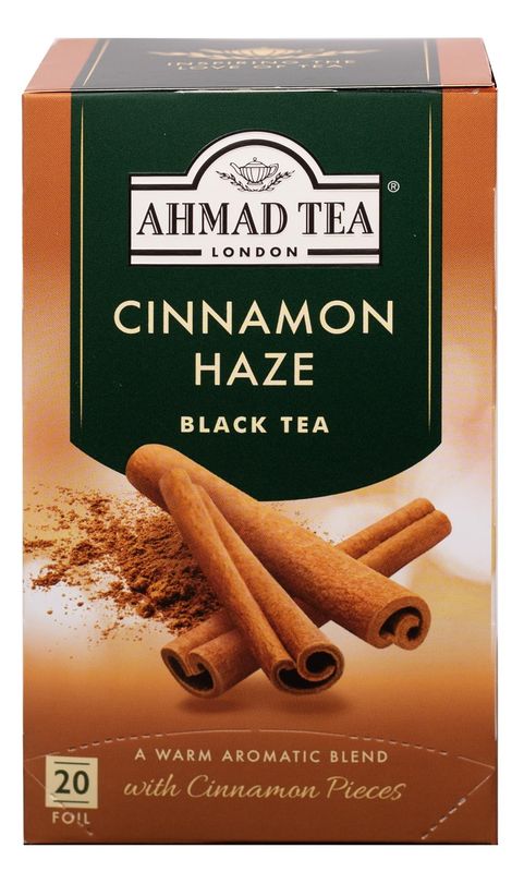 Ahmad Tea Black Tea, Cinnamon Haze Teabags, 20 ct (Pack of 6) - Caffeinated &amp; Sugar-Free