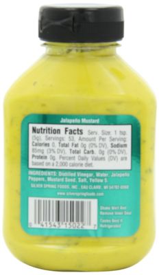 Silver Springs Mustard Jalapeno (Pack of 2)
