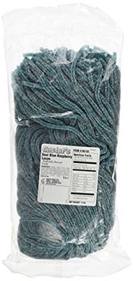 Gustaf&#39;s Sour Blue Raspberry Licorice Laces - 2 Lb. Bag