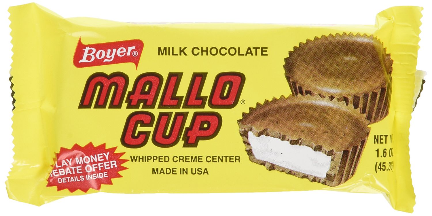 Boyer Candy Company Mallo Cups, 1.6-Ounce Boxes (Pack of 24)