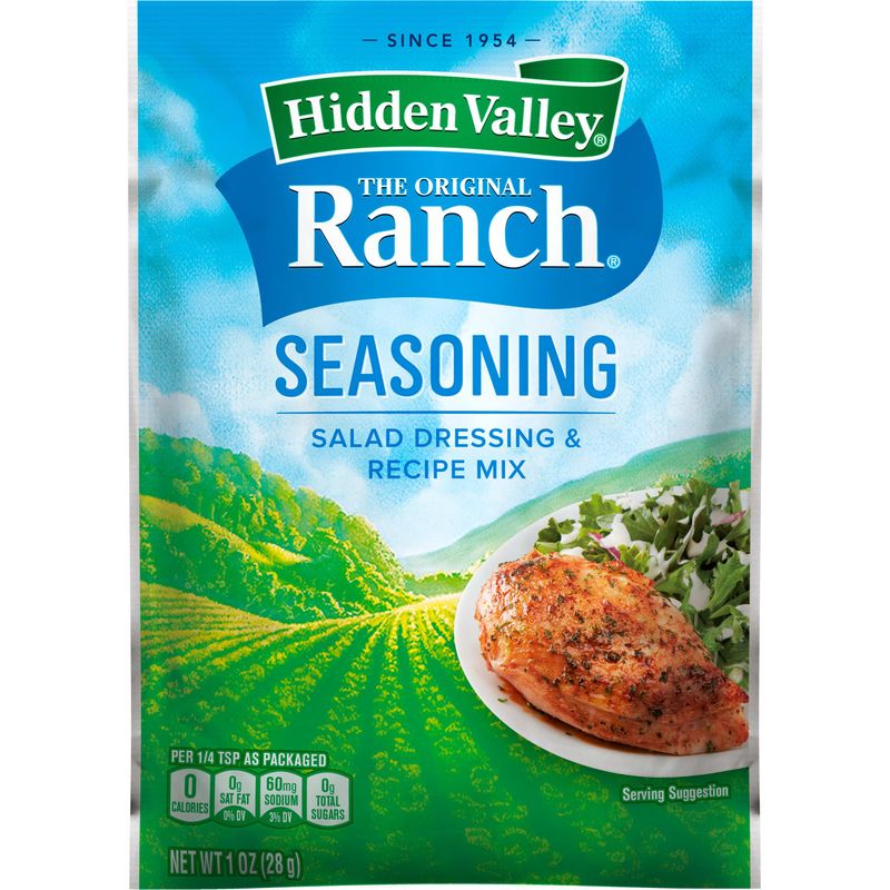 Hidden Valley Original Ranch Salad Dressing &amp; Seasoning Mix, Gluten Free - 1 Packet (Package May Vary)