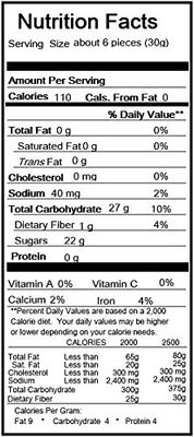 Crystallized Ginger by D'Allesandro, 5 LB Bag