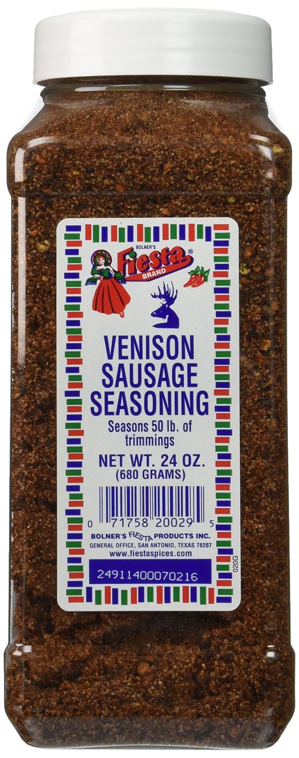 Bolner&#39;s Fiesta Venison And Other Game Meat Sausage Seasoning, 24 Oz.