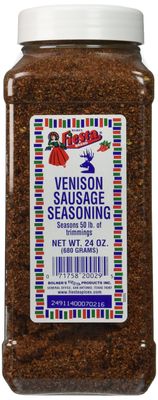Bolner&#39;s Fiesta Venison And Other Game Meat Sausage Seasoning, 24 Oz.