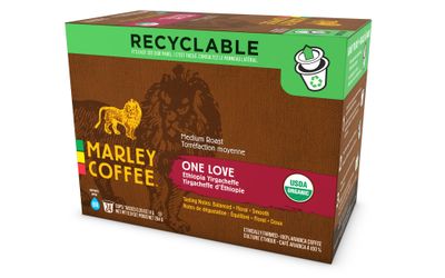 Marley Coffee One Love Medium Roast RealCups, Single Serve (96 ct.)
