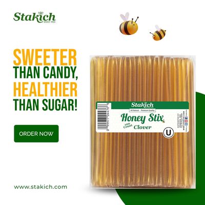 Stakich Clover Honey stix (100) (500 Count)