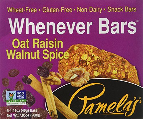 Pamela&#39;s Whenever Bars, Oat Raisin Walnut Spice, 5 ct