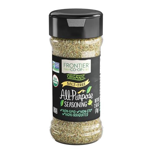 Frontier Salt Free Organic Seasoning, All Purpose, 2.5 Ounce