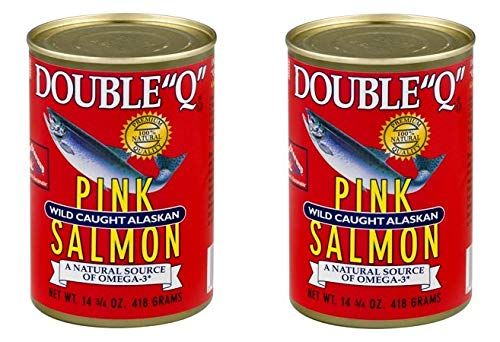 DoubleQ Wild Caught Alaskan Pink Salmon, 14.75 oz Can (Pack of 2)