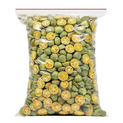 Dried green kumquat 3.52 oz -Small green dried orange-It tastes sour and refreshing-Fruit tea 100