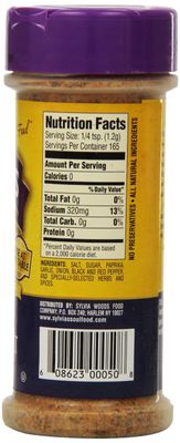 Sylvias Soulful Seasoned Salt, All-Purpose Seasoning Mix for Steak, Chicken, Vegetables, and More, 7oz (Pack of 3)