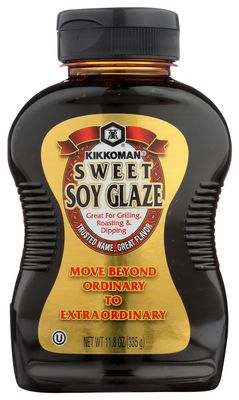 KIKKOMAN GLAZE SOY SWT, 11.8 OZ Pack of 9