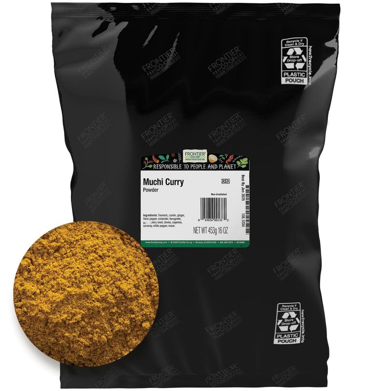 Frontier Co-op Curry Powder, Muchi, 1 lb., 16 ounces