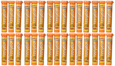 Zipfizz Orange Soda Healthy Energy Drink Mix - Transform Your Water Into a Healthy Energy Drink - 30 Orange Soda Tubes