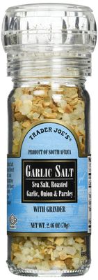 Trader Joe&#39;s Garlic Salt with Grinder, 2.46 oz