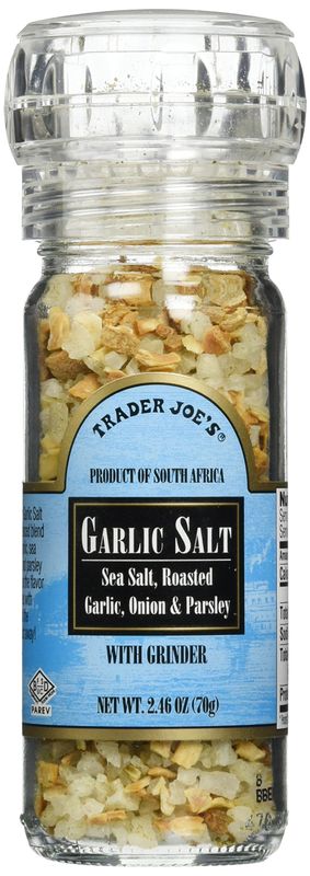 Trader Joe&#39;s Garlic Salt with Grinder, 2.46 oz