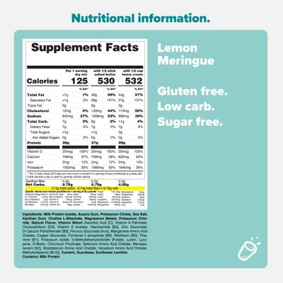 KETO CHOW LEMON MERINGUE - 21 MEAL BAG