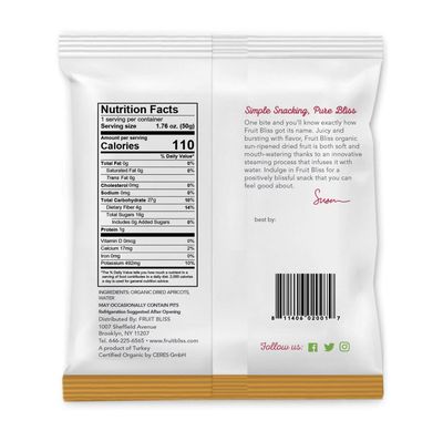 Unsulfured Turkish Apricots - Organic Apricots Dried Fruit Snacks - Healthy Snacks for On the Go & Post Workout Snacks - Non-GMO, Gluten-Free, Dried Apricot Fruit Snacks (12 Mini Pack - 1.76 oz. each